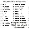 Bảng mã Morse 2022 – Cách học và nhớ nhanh nhất