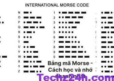 Bảng mã Morse 2023 – Cách học và nhớ nhanh nhất