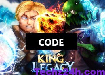 Code Game King Legacy (Gem) Update Mới Nhất 2022 và cách nhập