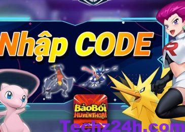 Code Bảo Bối Huyền Thoại nhận Pokemon SSR mới nhất 2022